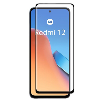 Захисне скло LUX для Xiaomi Redmi 12 чорний Full Сover Full Glue 0,3 мм
