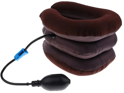 Надувная ортопедическая подушка Supretto для вытяжения шейного отдела позвоночника (8211-0001)