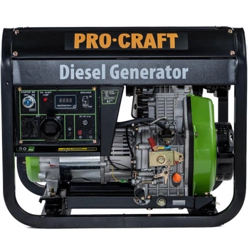 Генератор дизельный ProCraft GP55 UNIVERSAL (5 кВт, 220В, электростартер)