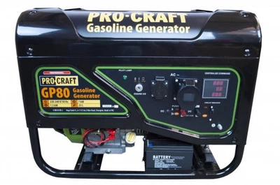 Генератор бензиновый ProCraft GP80 UNIVERSAL (7.5 кВт, 220В, электростартер)
