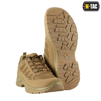 Мужские тактические кроссовки летние M-Tac размер 46 (30.4 см) Койот (Пеочный) (IVA COYOTE)