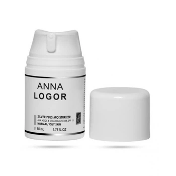 Увлажняющий крем с коллоидным серебром для комбинированной кожи Anna Logor Silver Plus Moisturizer 50 мл