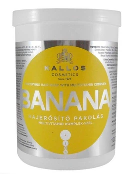 Маска для зміцнення волосся з екстрактом банана Kallos Cosmetics, 1 л