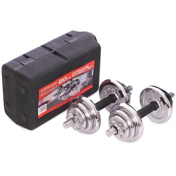Гантели разборные в пластиковом кейсе YORK FITNESS TA-80047-20 2шт по 10кг