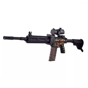 Іграшковий акумуляторний автомат M416 Zero стріляє поролоновими кулями black