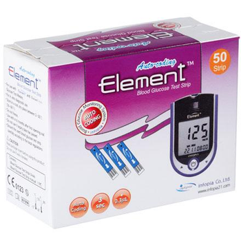 Тест-полоски Element Multi на визначення глюкози №50
