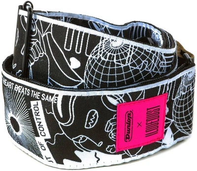 Ремень гитарный Dunlop ILD11 Ilovedust Robot Heart Strap