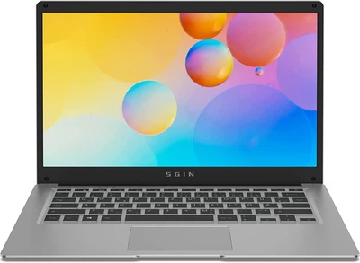 Ноутбук 14" SGIN M141Y Intel Celeron N4020 RAM 4GB eMMC 128GB 12час батарея Windows 11 Over Stоск