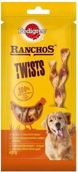 Gryzak dla psów Pedigree Ranchos Twist kurczak 0,04 kg (4008429140167)