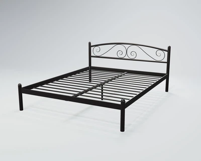 Кровать двухспальная ViolaDesign 160х190 черный