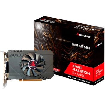 Видеокарта Biostar Radeon RX 6400 (VA6406RA46) [89687]
