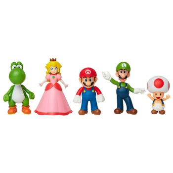 Фигурка Super Mario Набор - Марио и друзья 6 см (400904)