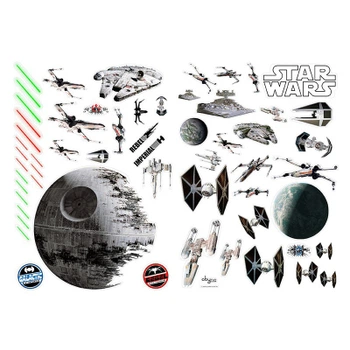 Стикер-наклейка ABYstyle Star Wars - Battleships блистер, 100х70 см (ABYDCO058_B)