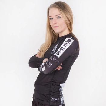 Женский рашгард Tatami Ladies Kanagawa Long Sleeve Rash Guard Black (fem-blk-kgwa-lsrg-XL)