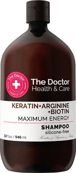 Шампунь The Doctor Health & Care Keratin + Arginine + Biotin Maximum Energy 946 мл (8588006041705)