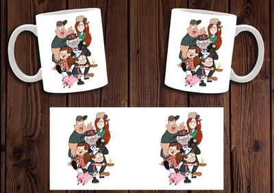Кружка CupKit "Таємниці Ґравіті Фолз / Gravity Falls" №18 330мл біла