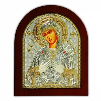 Ікона Семистрельная Богородиці EP3-152XAG/P Silver Axion