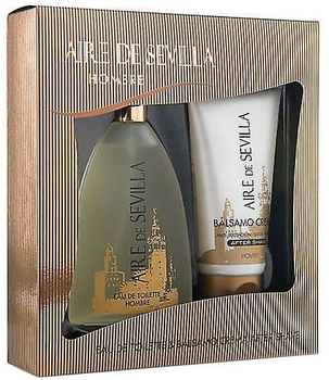 Zestaw Aire De Sevilla Hombre Eau De Toilette Spray 150 ml + Balsam 150 ml (8411047135808)