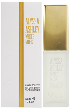 Woda toaletowa damska Alyssa Ashley White Musk Eau De Toilette Spray 50 ml (3495080332337)