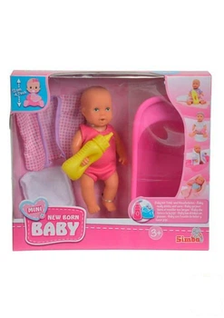 Мини пупс New Born Baby с ванночкой, 12 см, 3+ Simba Toys (93019)