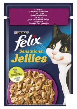 Влажный корм для кошек Felix Sensations (с уткой и шпинатом) ТМ "Purina One" 85 г (90849)