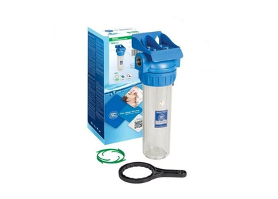 Фильтр магистральный для очистки холодной воды Aquafilter FHPR12-HP1 (Натрубный корпус)