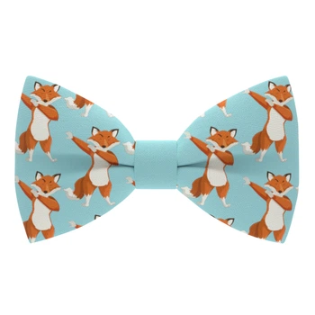 Бабочка Bow Tie House мятная с Лисой 10379