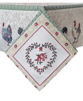 Скатерть Прованс Курочки 95x100см (025987)