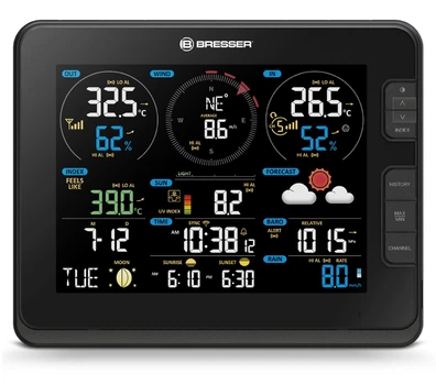Метеостанція Bresser Professional WIFI Weather Centre 7in1 без датчиків (7902541)