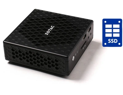 Неттоп Zotac ZBOX CI520 nano USFF / Intel Core i3-4020Y (2(4) ядра по 1.5 GHz) / 4GB DDR3 / 64GB SSD / HD Graphics 4200 б/у