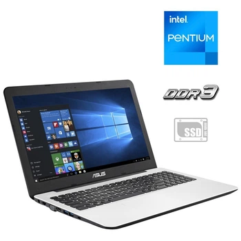 Ноутбук Б-класс Asus X555S / 15.6" (1366x768) TN / Intel Pentium N3700 (4 ядра по 1.6 - 2.4 GHz) / 4 GB DDR3 / 120 GB SSD / Intel HD Graphics / WebCam б/у