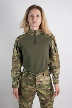 Убакс женский мультикам рубашка тактическая с длинным рукавом размер 44