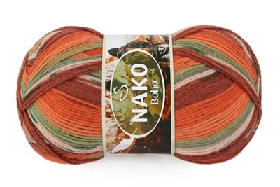 Пряжа носочна Nako Boho Concept 82689