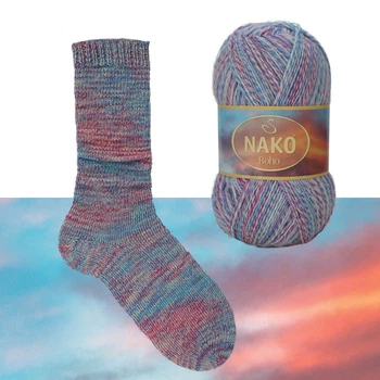 Пряжа носочна Nako Boho Concept 87726
