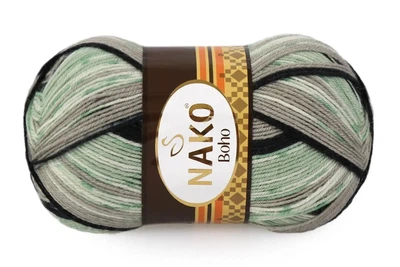 Пряжа носочна Nako Boho Concept 83640