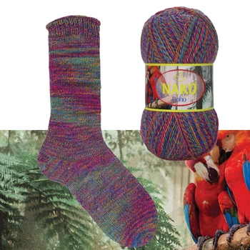 Пряжа носочна Nako Boho Concept 87725