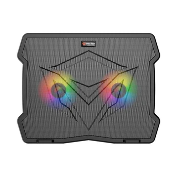 Подставка с вентиляторами MeeTion CoolingPad CP2020, RGB эффекты, 9–14", черный