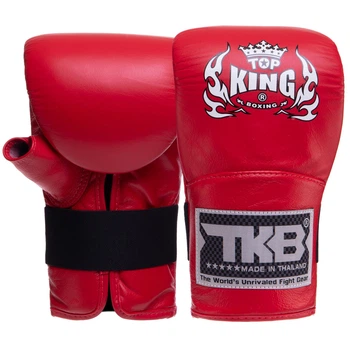 Снарядные перчатки кожаные TOP KING Pro TKBMP-OT Цвет: Красный размер: S