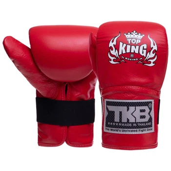 Снарядные перчатки кожаные TOP KING Pro TKBMP-CT размер: S Цвет: Красный