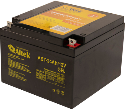 Аккумуляторная батарея Altek ABT-24Аh/12V GEL 12V 24Ah (2114218)