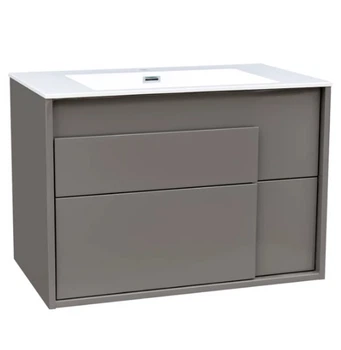 Тумба з раковиною Devit City 80x48x66см сірий (0021160G)