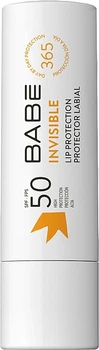 Ультразащитный невидимый бальзам-стик для губ SPF 50 - Babe Laboratorios Sun Protection Invisible Lip Protection 4g (1199269-131462)