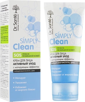 Матувальний крем для обличчя - Dr. Sante Simply Clean SOS 50ml (503841-1559)