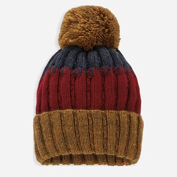 Детская зимняя шапка-бини вязаная с помпоном для мальчика Coccodrillo Accessories Winter Boy ZC3364303AWB-022 49-51 см (5904986216118)