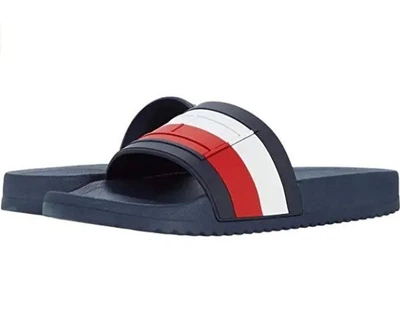 Слайди чоловічі Tommy Hilfiger Men's Tmrayner Slide Sandal (розмір: 42 / US 9) 27 см червоні