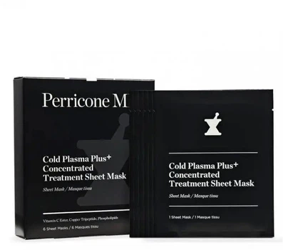 Тканевая маска для лица Perricone MD COLD PLASMA PLUS+ CONCENTRATED TREATMENT SHEET MASK 6 шт 24ml