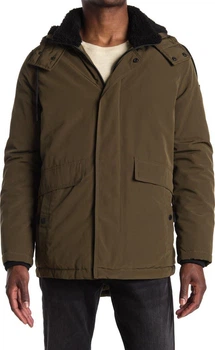 Куртка парка мужская GUESS Faux Fur Lined Hooded Heavyweight Parka (размер: М)
