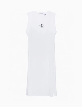 Платье женское CALVIN KLEIN Organic Cotton Monogram T-shirt Dress (размер: xs)