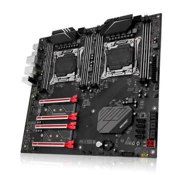 Материнская плата Machinist X99 Dual 8D Max LGA 2011v3 Intel X99, 4x PCI-Ex16, SATA/NVME M.2, 8x DDR4 Xeon E5 V3 V4
