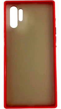 Чехол Matte Color на Samsung Galaxy Note 10 Plus красный